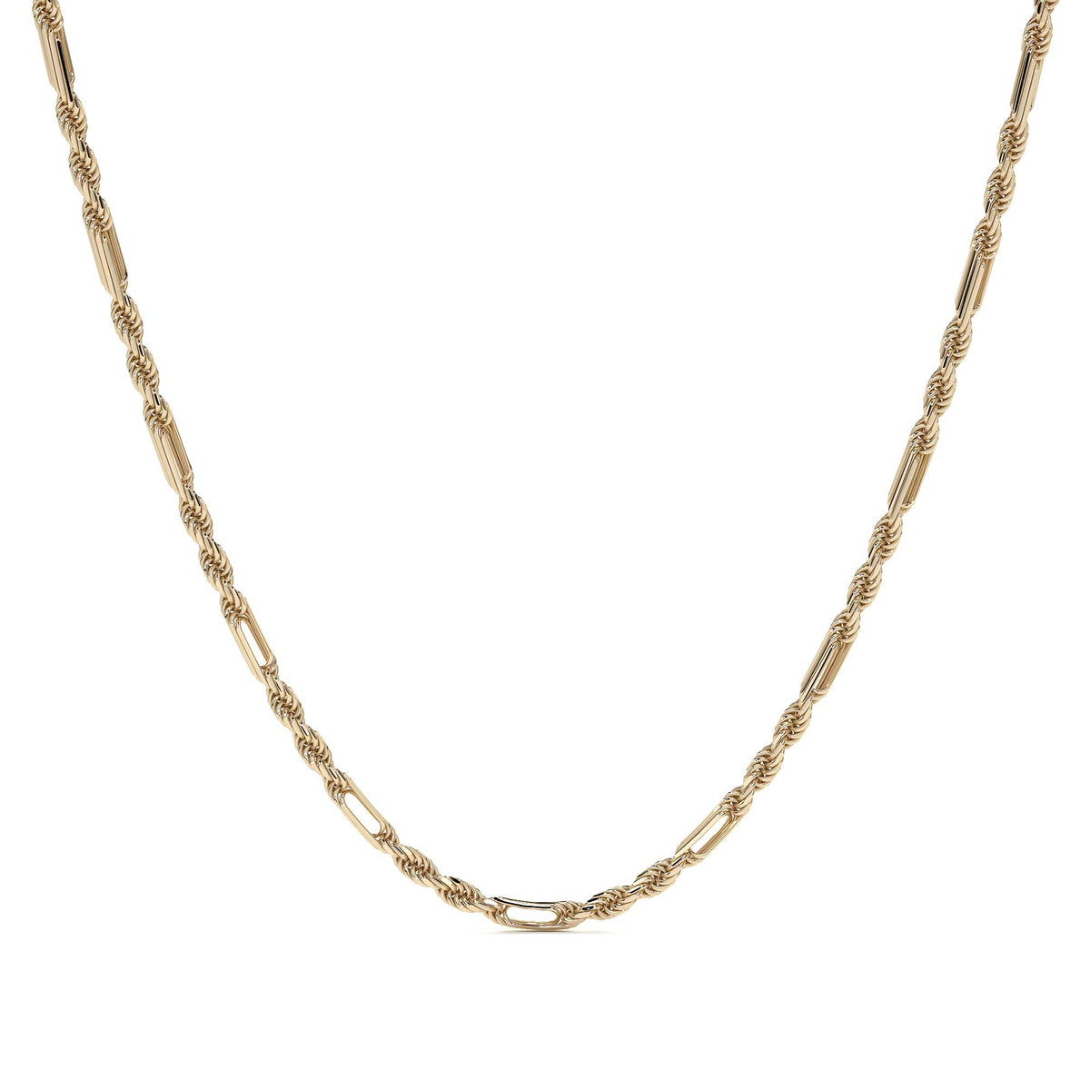 10k Italian Gold Chain, Milanese Style, 3mm Gauge, 60cm