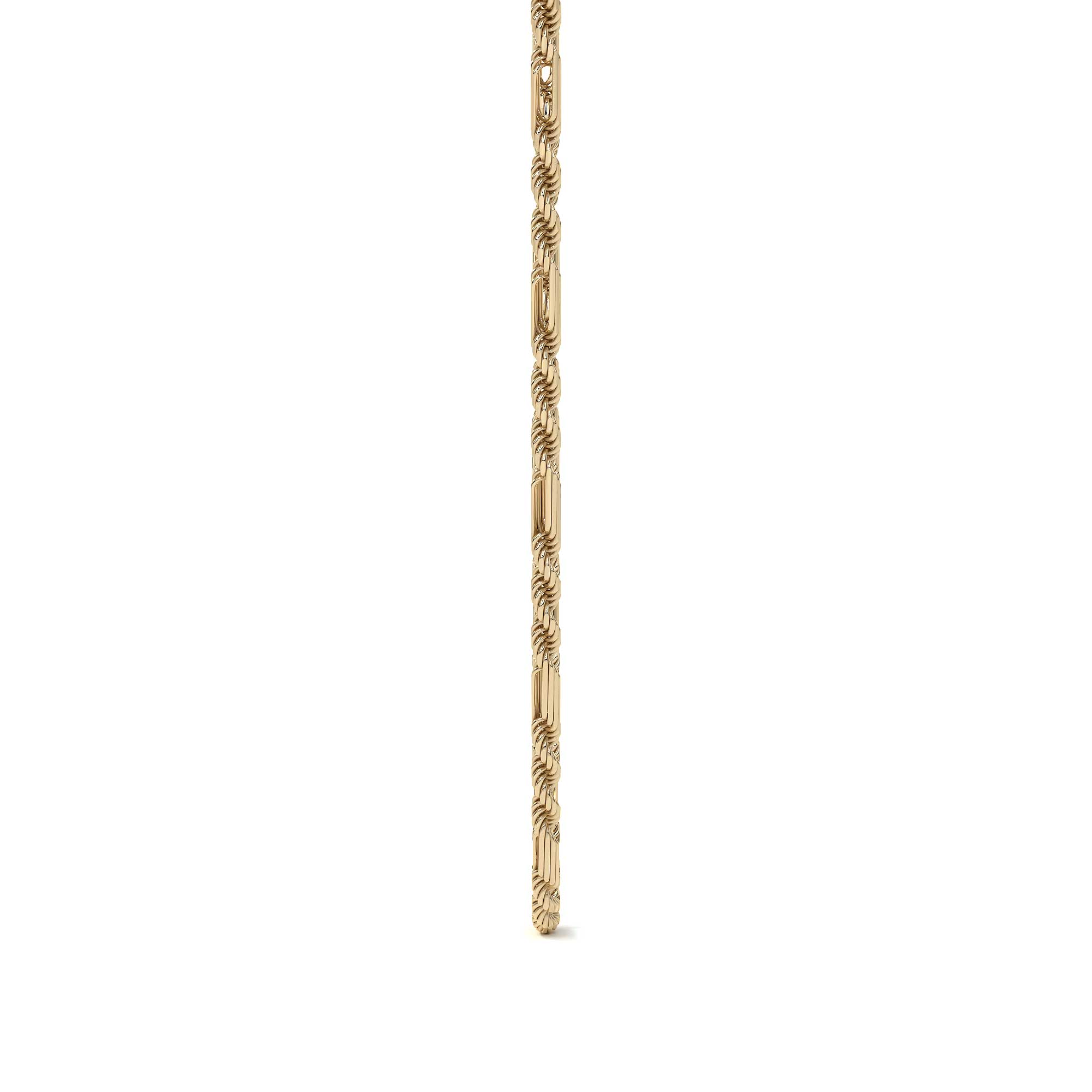 10k Italian Gold Chain, Milanese Style, 3mm Gauge, 60cm