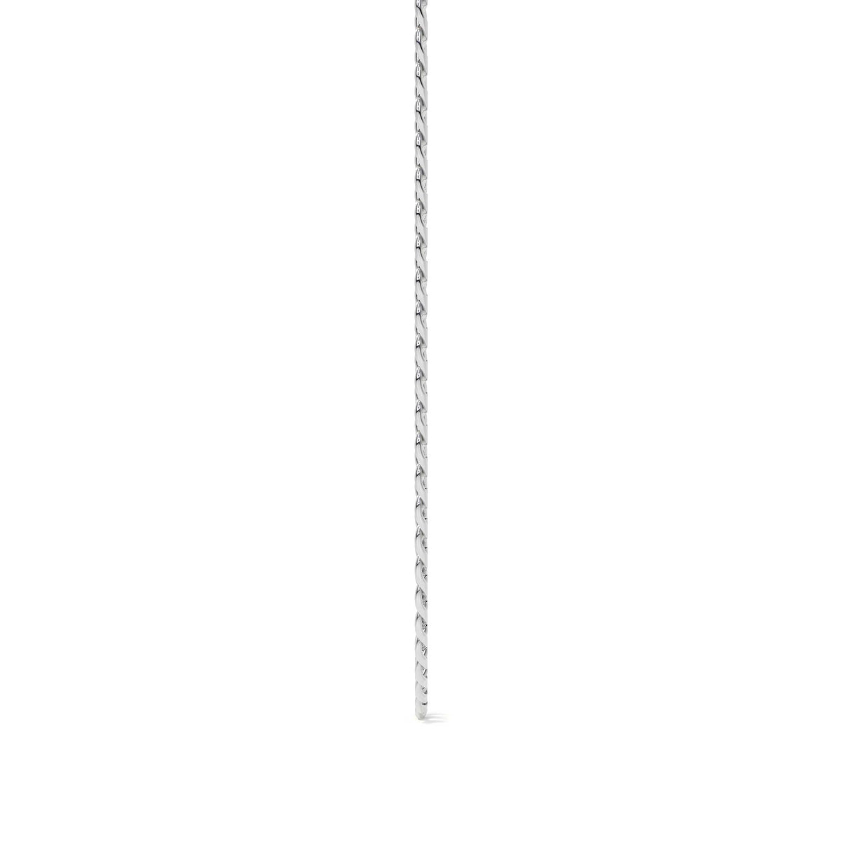 925 Sterling Silver Curb Chain, 3.2mm Gauge, in 5 Colors