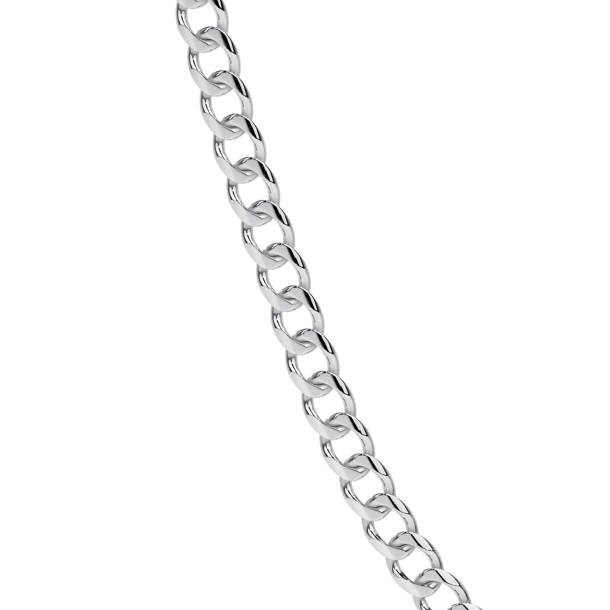 925 Sterling Silver Curb Chain, 3.2mm Gauge, in 5 Colors