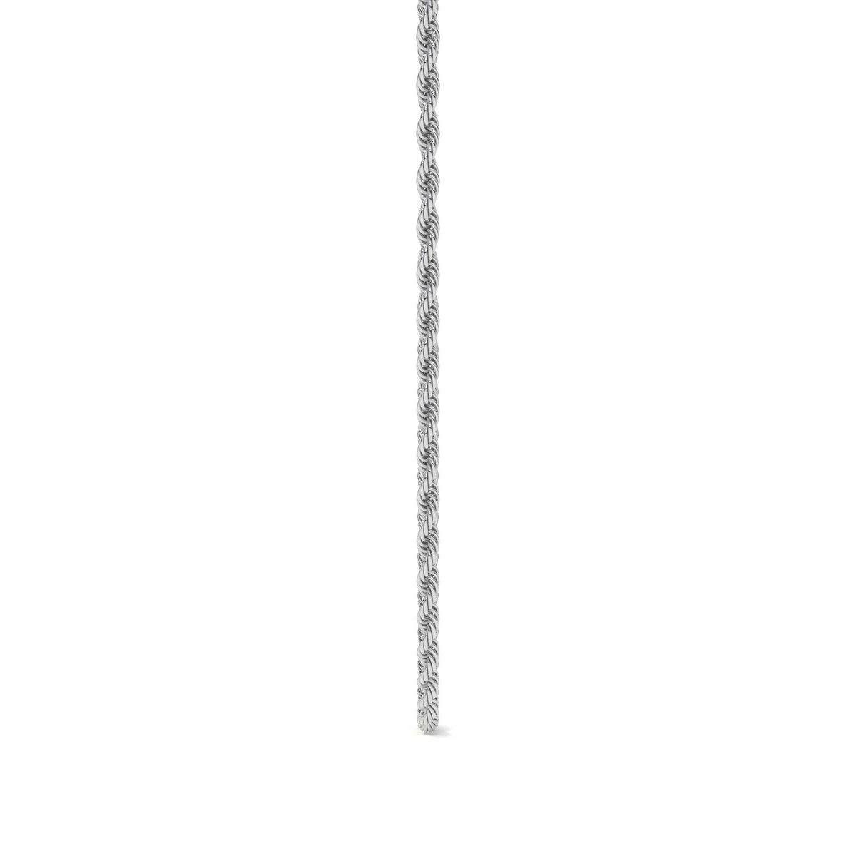 925 Italian Sterling Silver Torsal Chain 1.9mm Gauge in 4 Colors