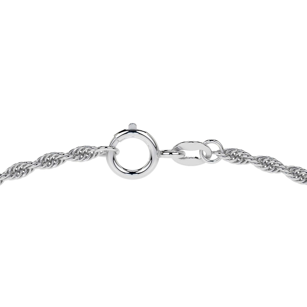925 Italian Sterling Silver Torsal Chain 1.9mm Gauge in 4 Colors