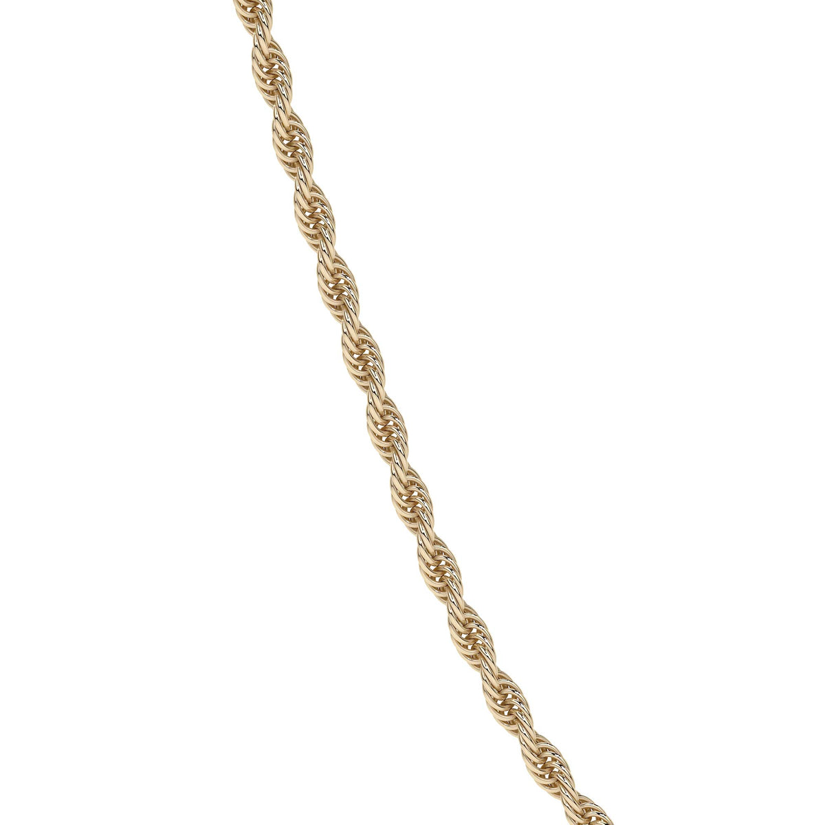 10k Italian Gold Men's Torsal Chain, 1.9mm Gauge, 55cm