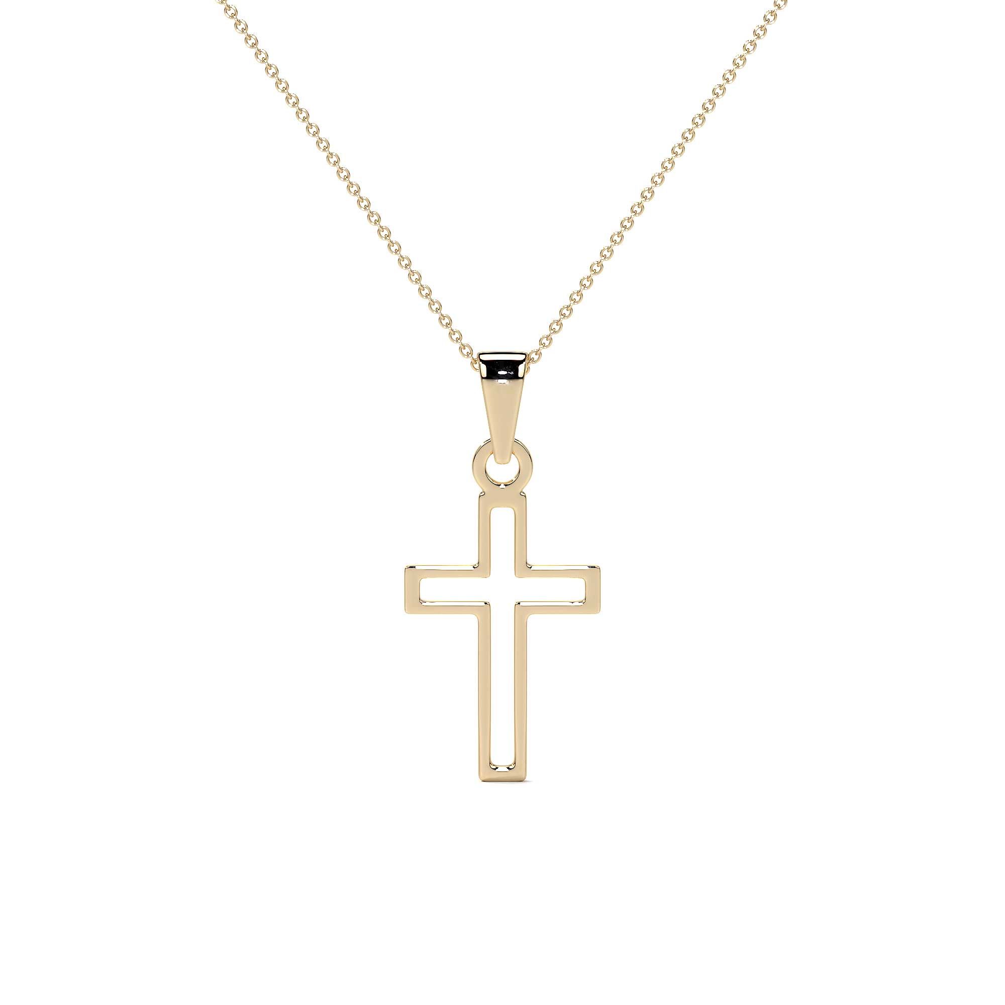 10k Gold Cross Pendant