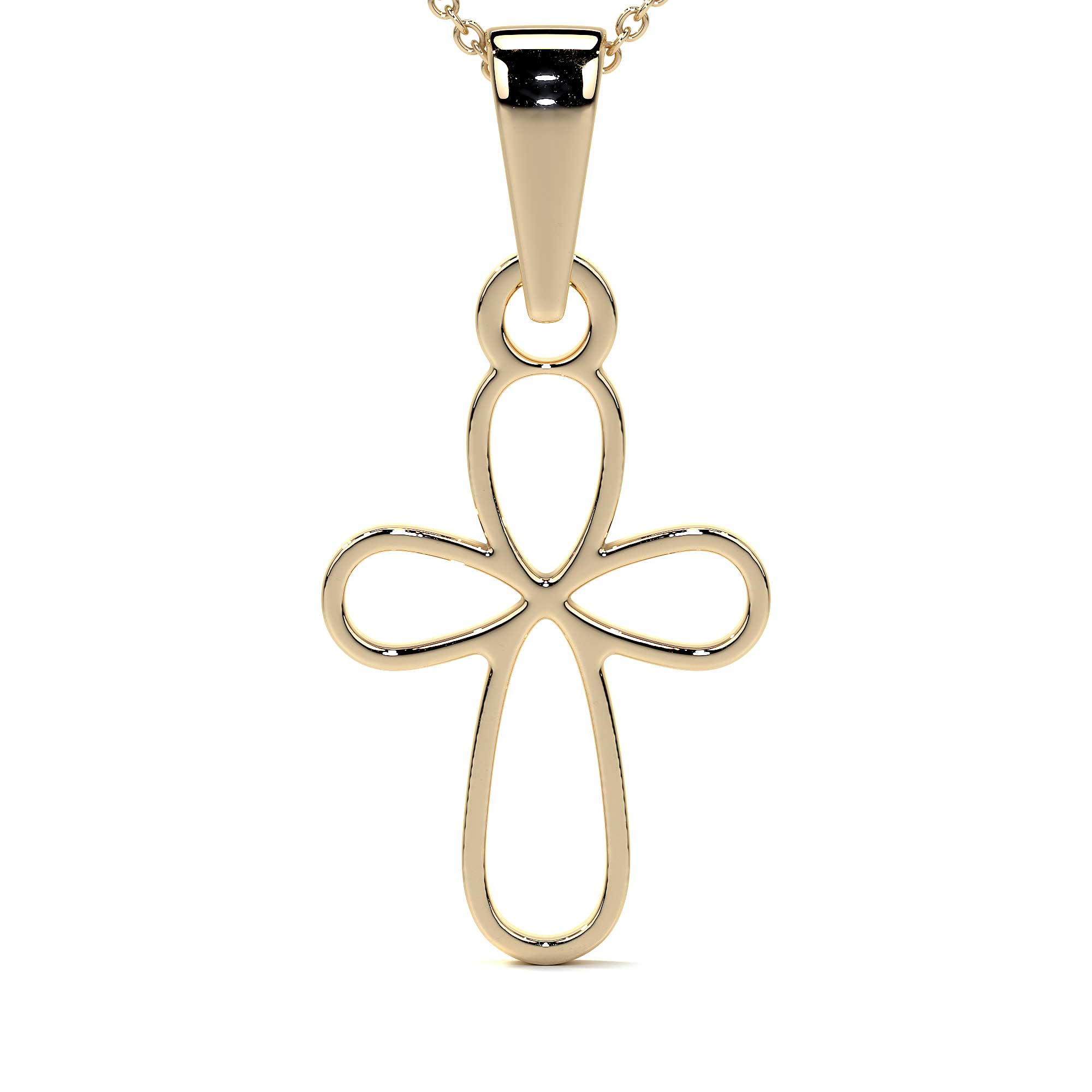 10k Gold Cross Pendant