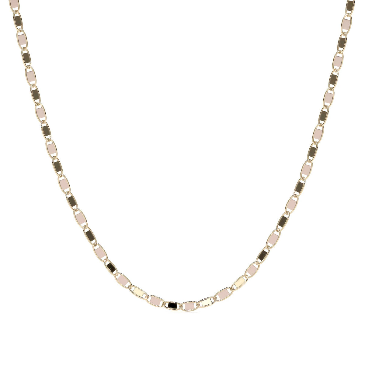 10k Italian Gold Valentino Bracelet, 1.4mm Gauge, 18cm