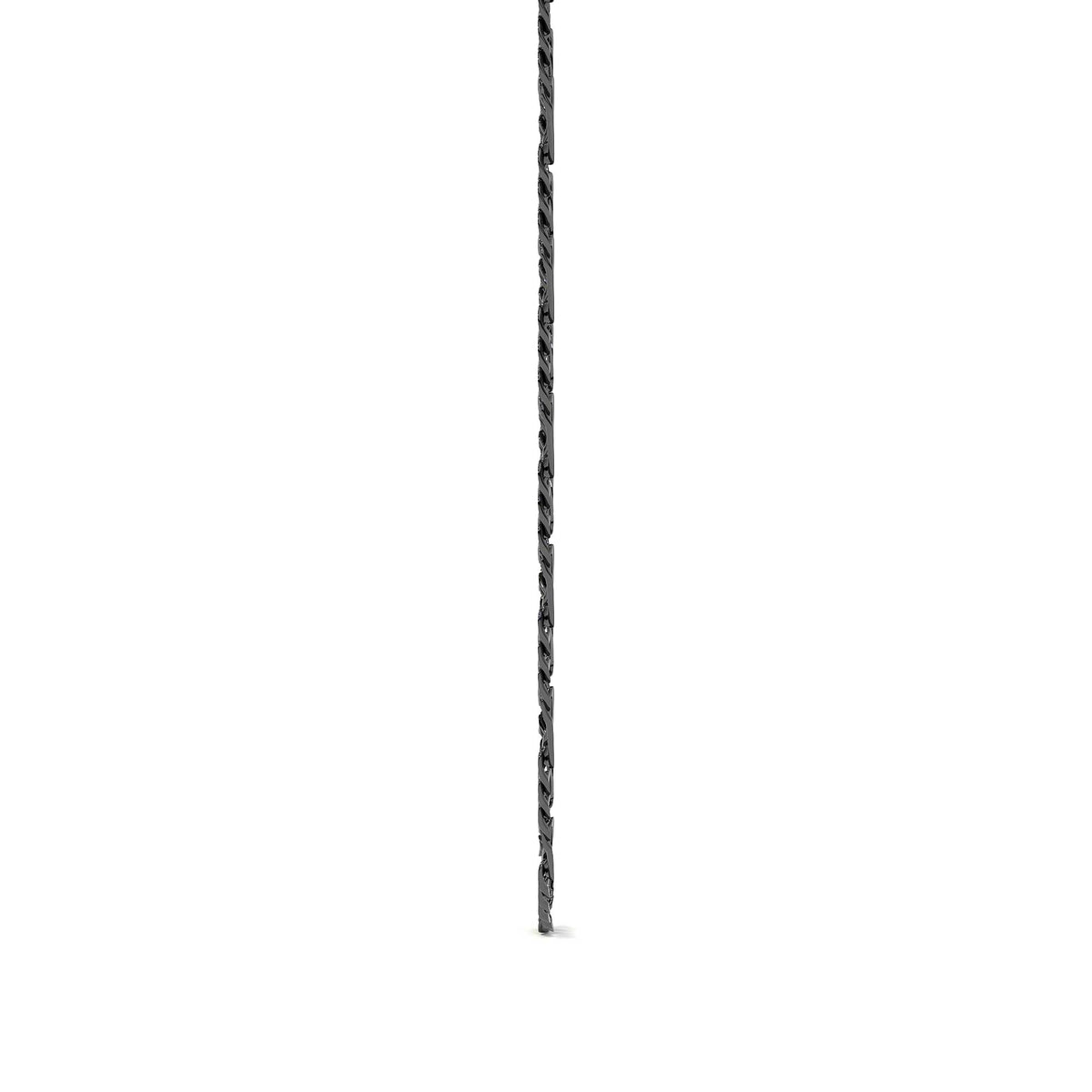 925 Sterling Silver Figaro 3+1 Chain 50 cm 2.5 mm Gauge