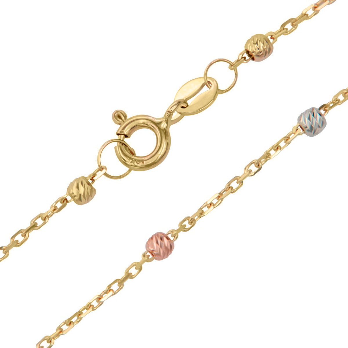 Viviana 14k Gold 50cm Necklace with 2.5mm Ball