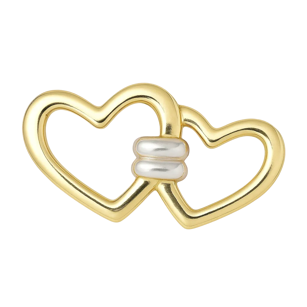 Intertwined Hearts Figure Earring 10k 1.60 Gr