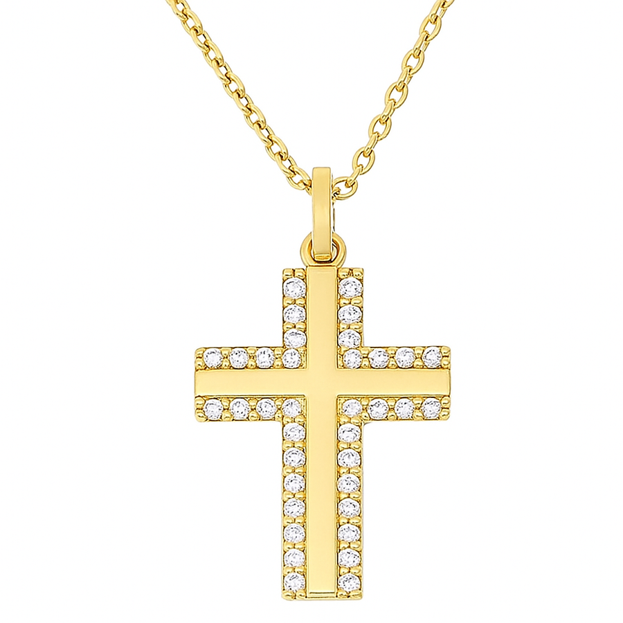 Cross Pendant Necklace for Women, thoughtfully designed in .925 sterling silver