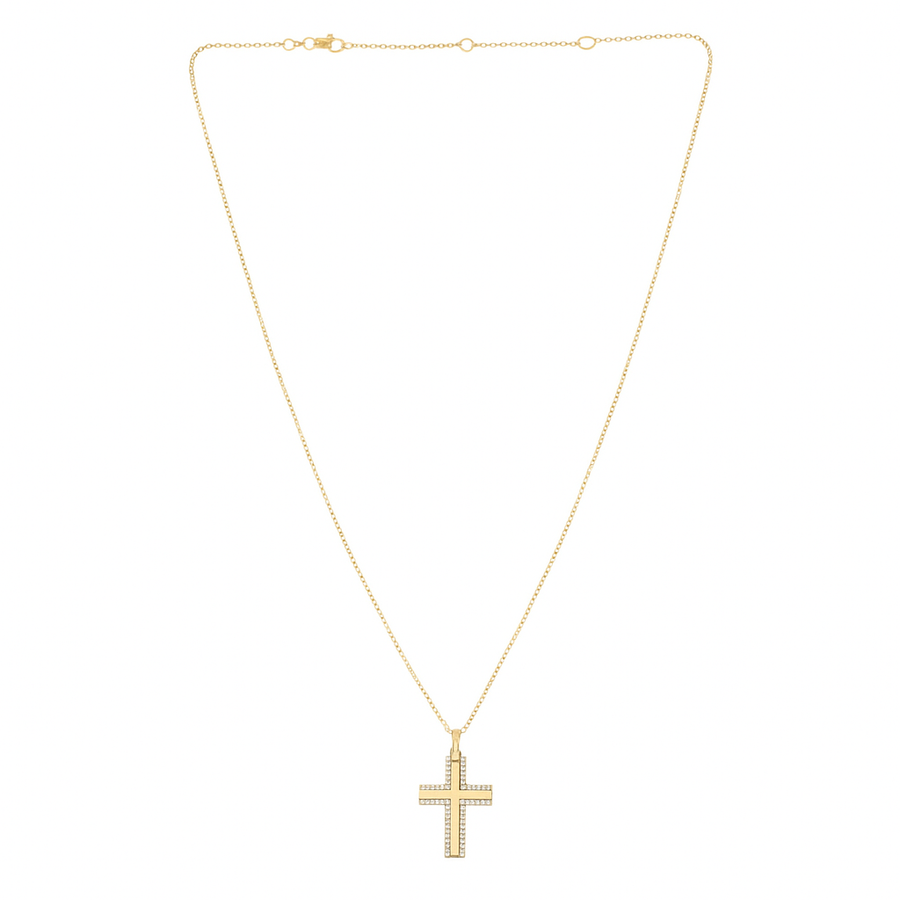 Cross Pendant Necklace for Women, thoughtfully designed in .925 sterling silver