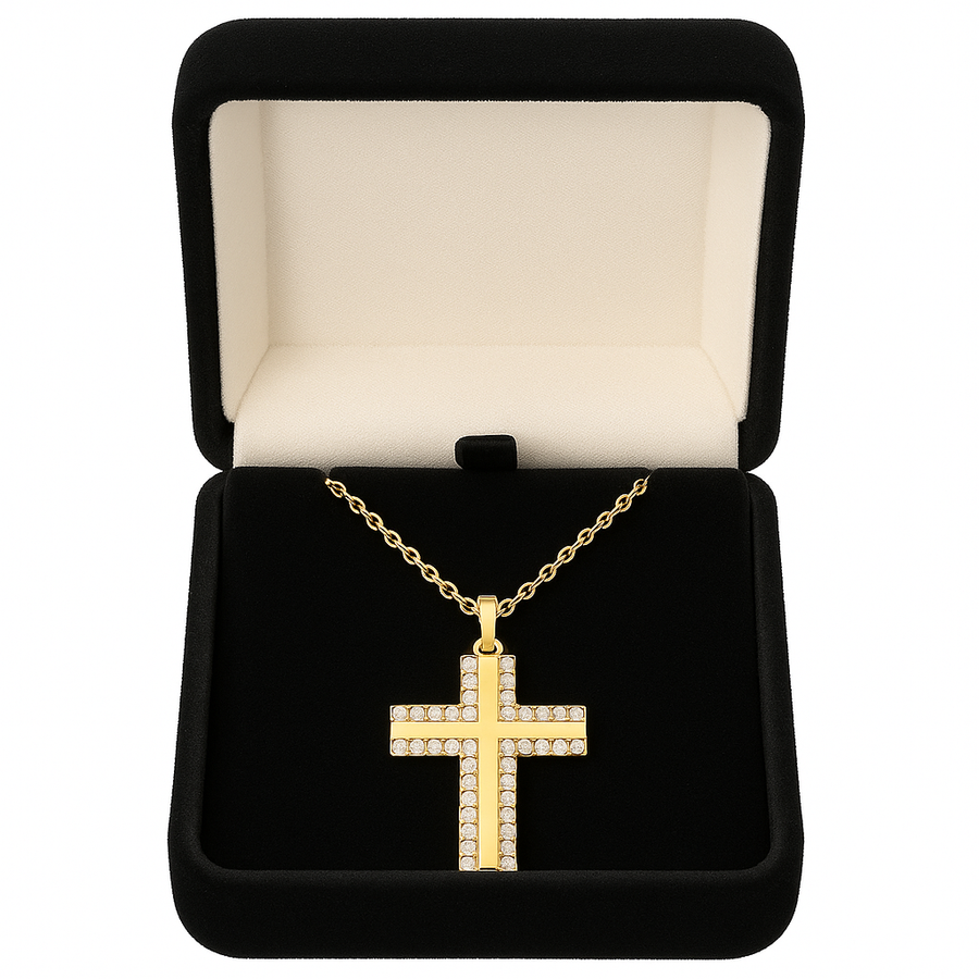 Cross Pendant Necklace for Women, thoughtfully designed in .925 sterling silver