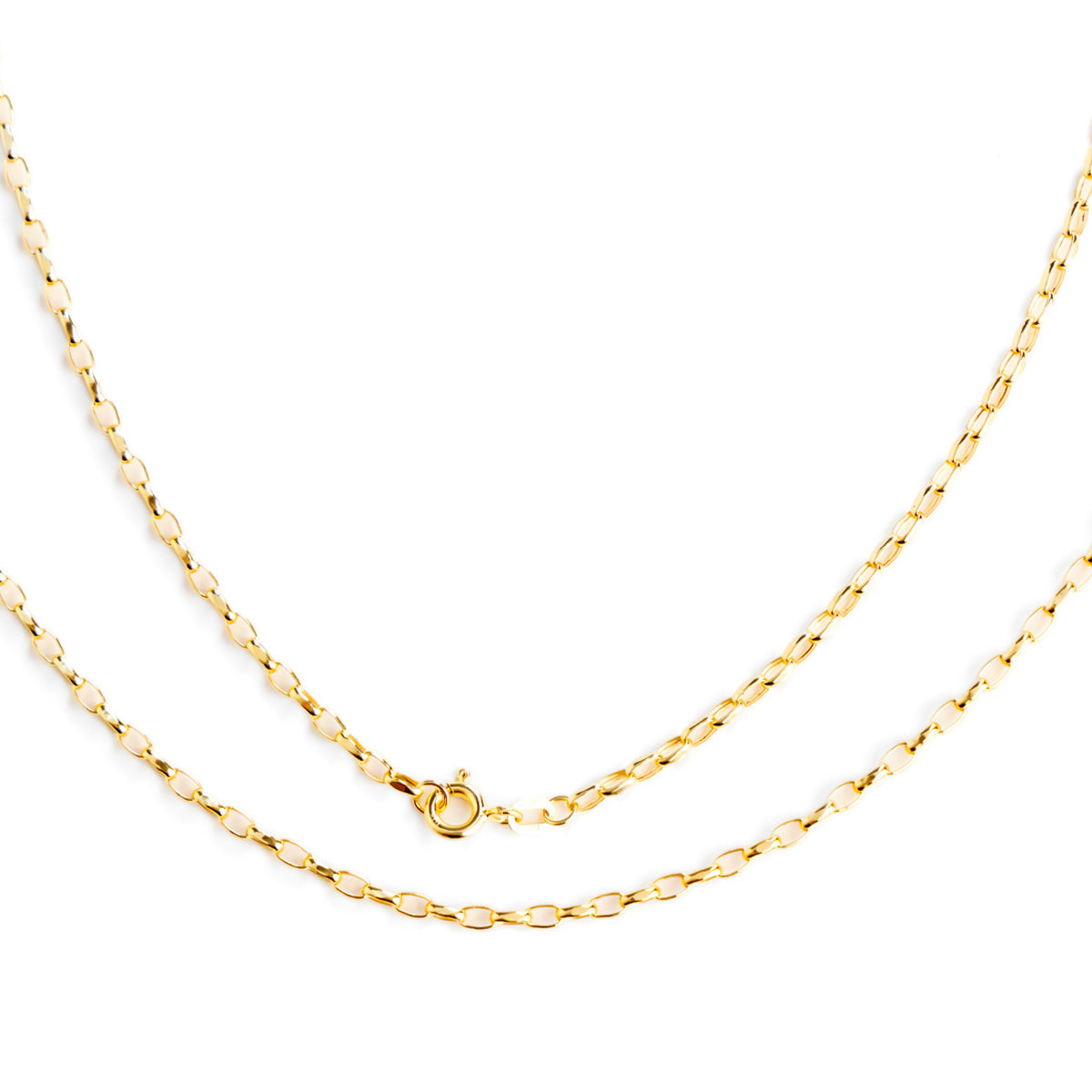 14k Italian Anchor Chain, 55 cm