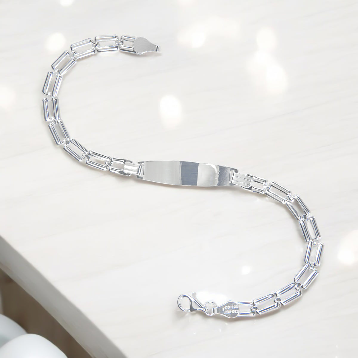 925 Sterling Silver Slave Bracelet for Girl
