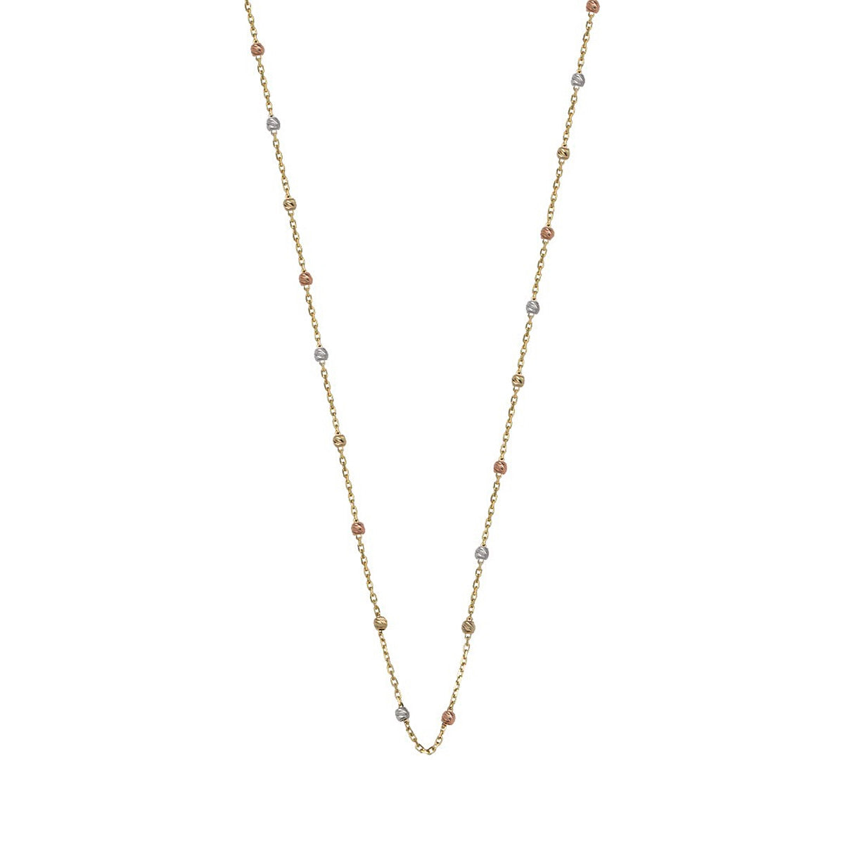 Viviana 14k Gold 50cm Necklace with 2.5mm Ball
