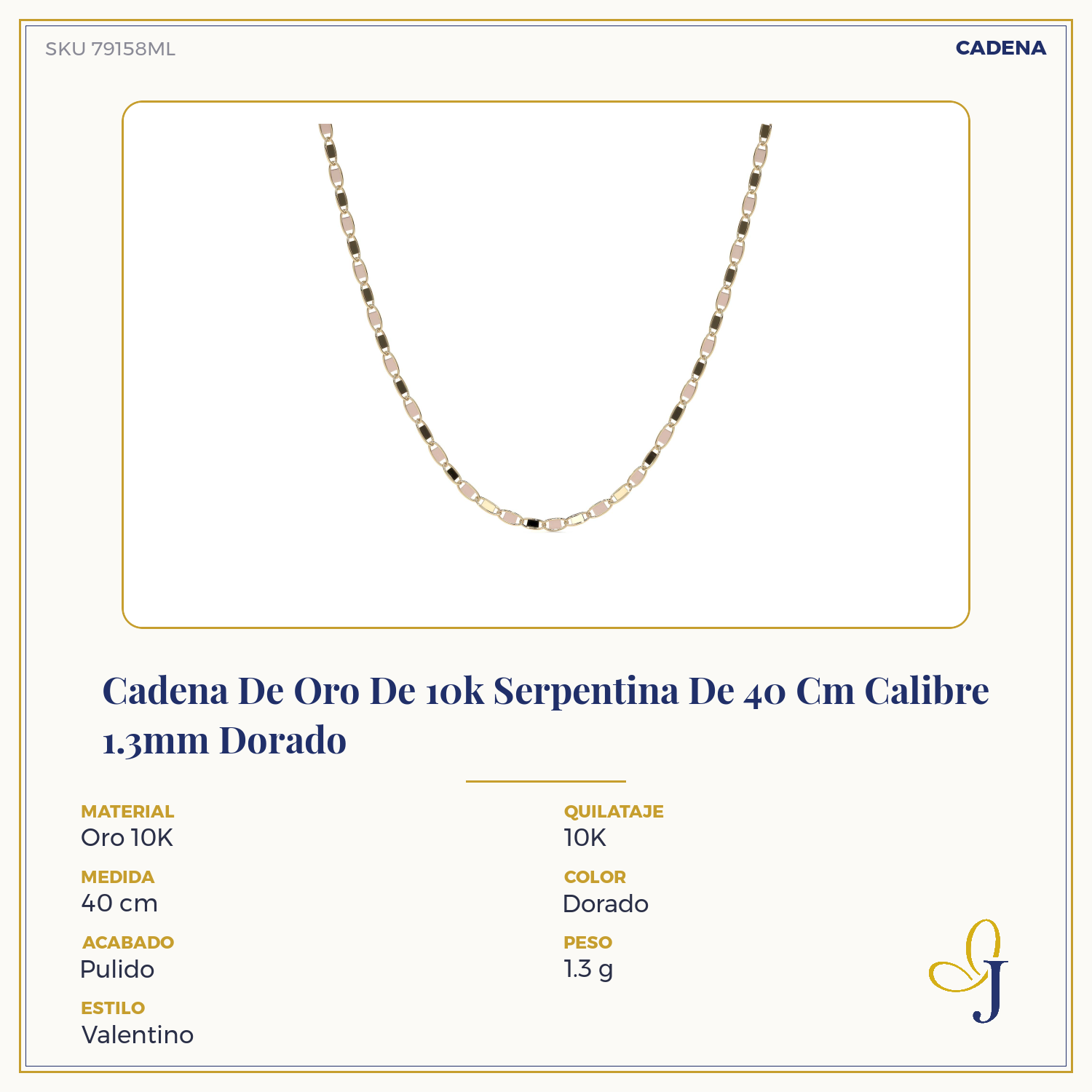 10k Italian Gold Valentino Bracelet, 1.4mm Gauge, 18cm