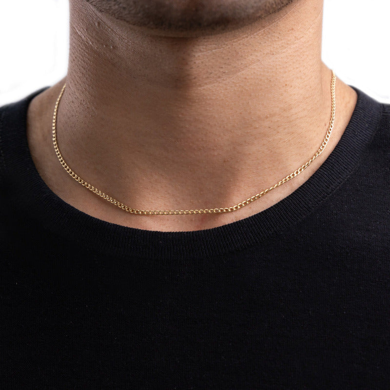 10k Italian Chain, Cuban Style, 2mm Gauge