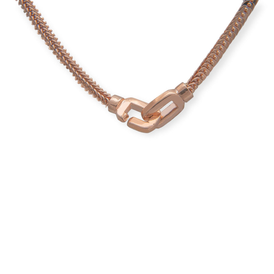 14K Rose Gold Imperial Rope Necklace