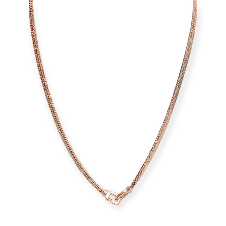 14K Rose Gold Imperial Rope Necklace