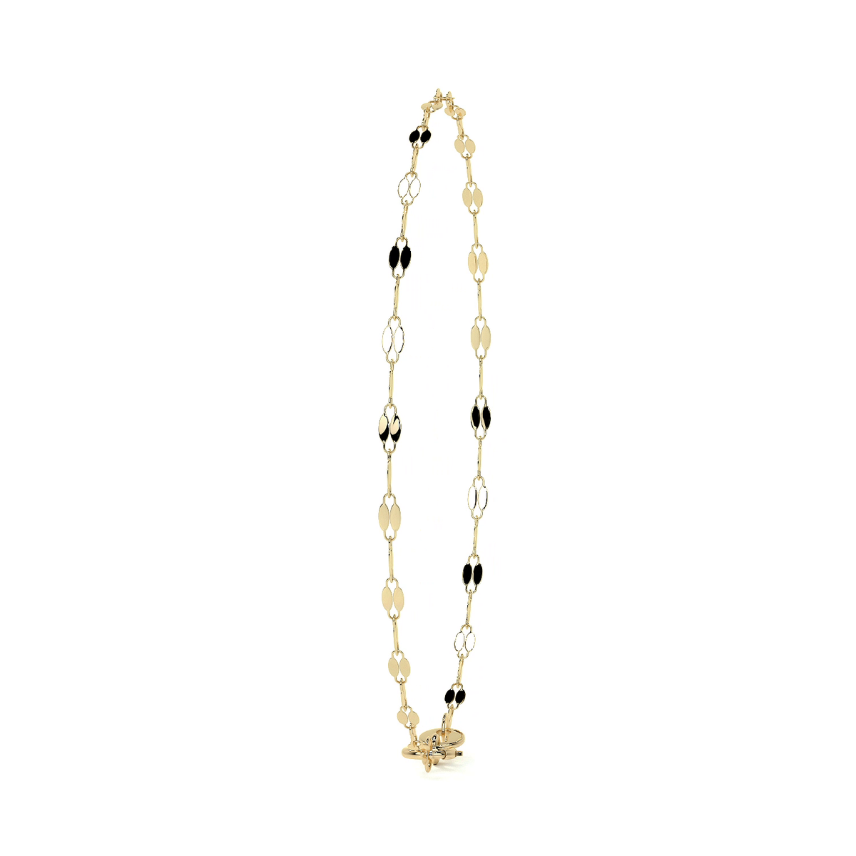 Italian Bracelet 3x1 Serpentine 14K 2.6mm, 18.5cm