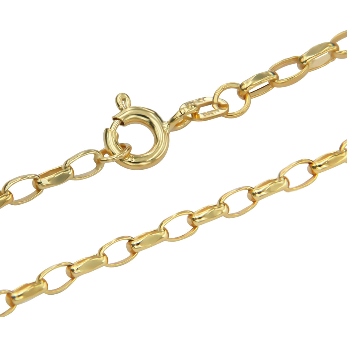 14k Italian Anchor Chain, 55 cm