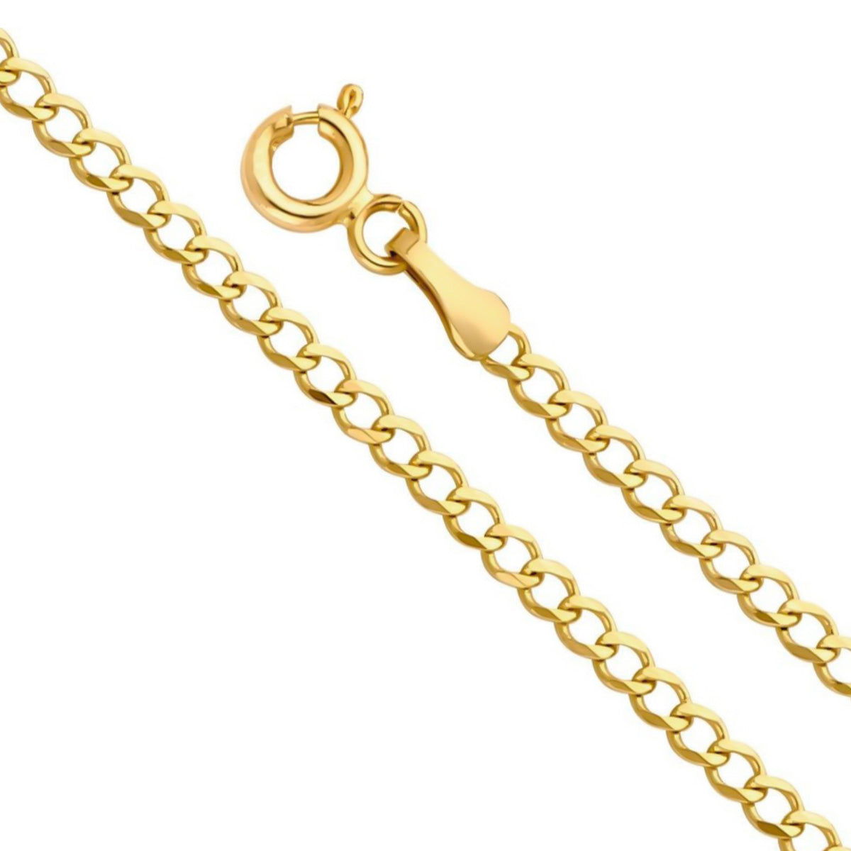 14k Italian Chain, Cuban Style, 2mm Gauge, 60cm