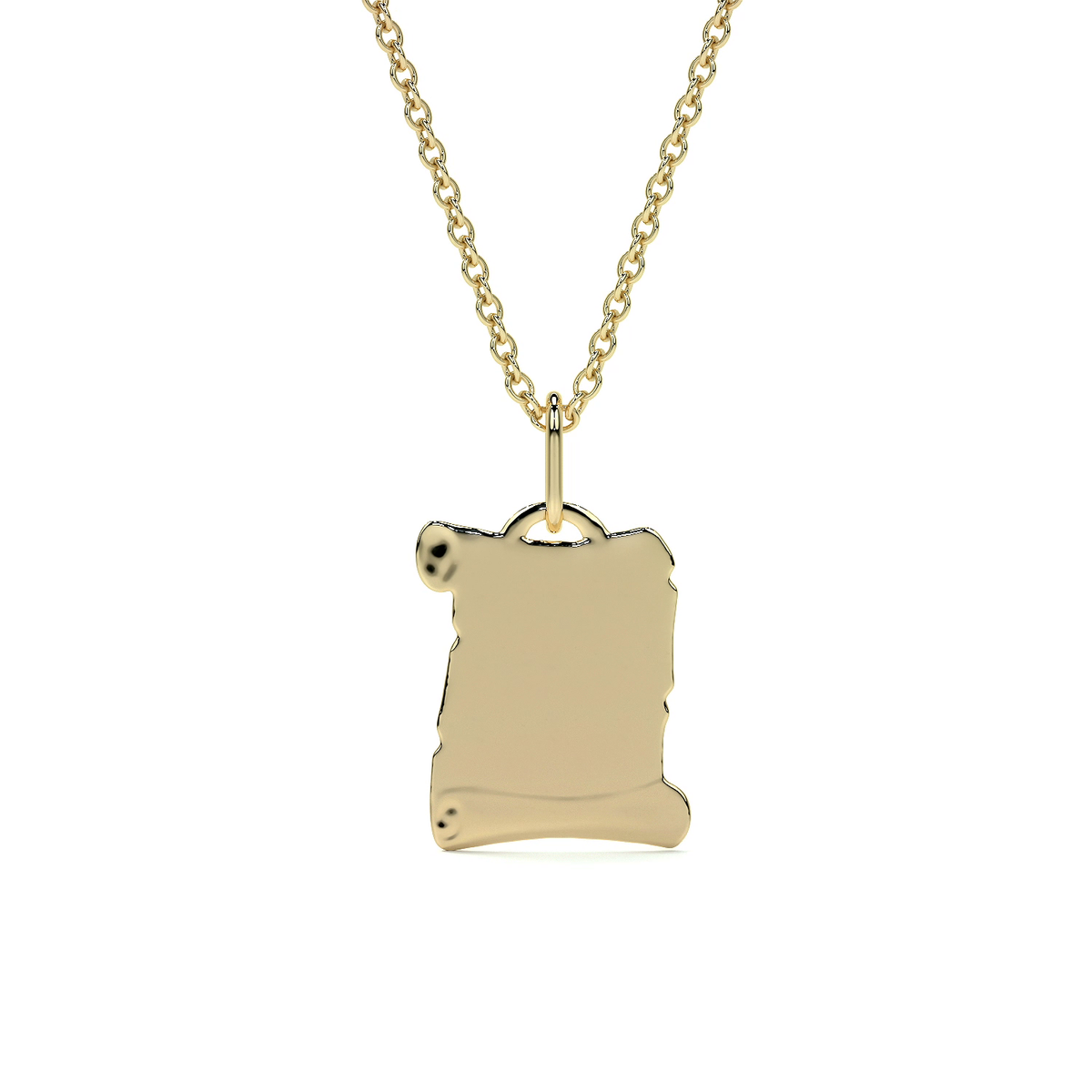 14K Gold Religious Holy Chalice Pendant | 12mm Italian Gold Pendant | Fine Jewelry