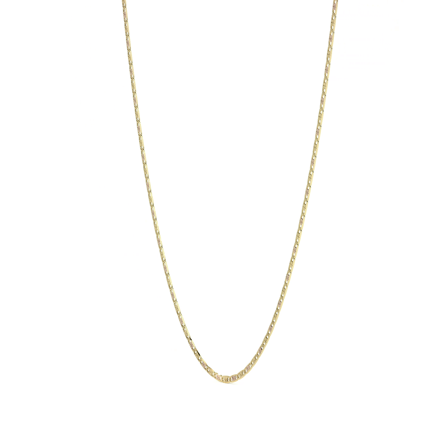 14k Gold Valentino Chain, 1.2mm Gauge