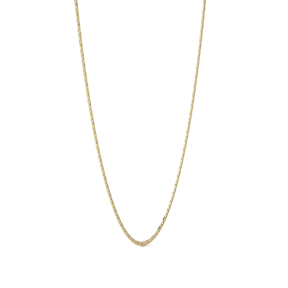 14k Gold Valentino Chain, 1.2mm Gauge