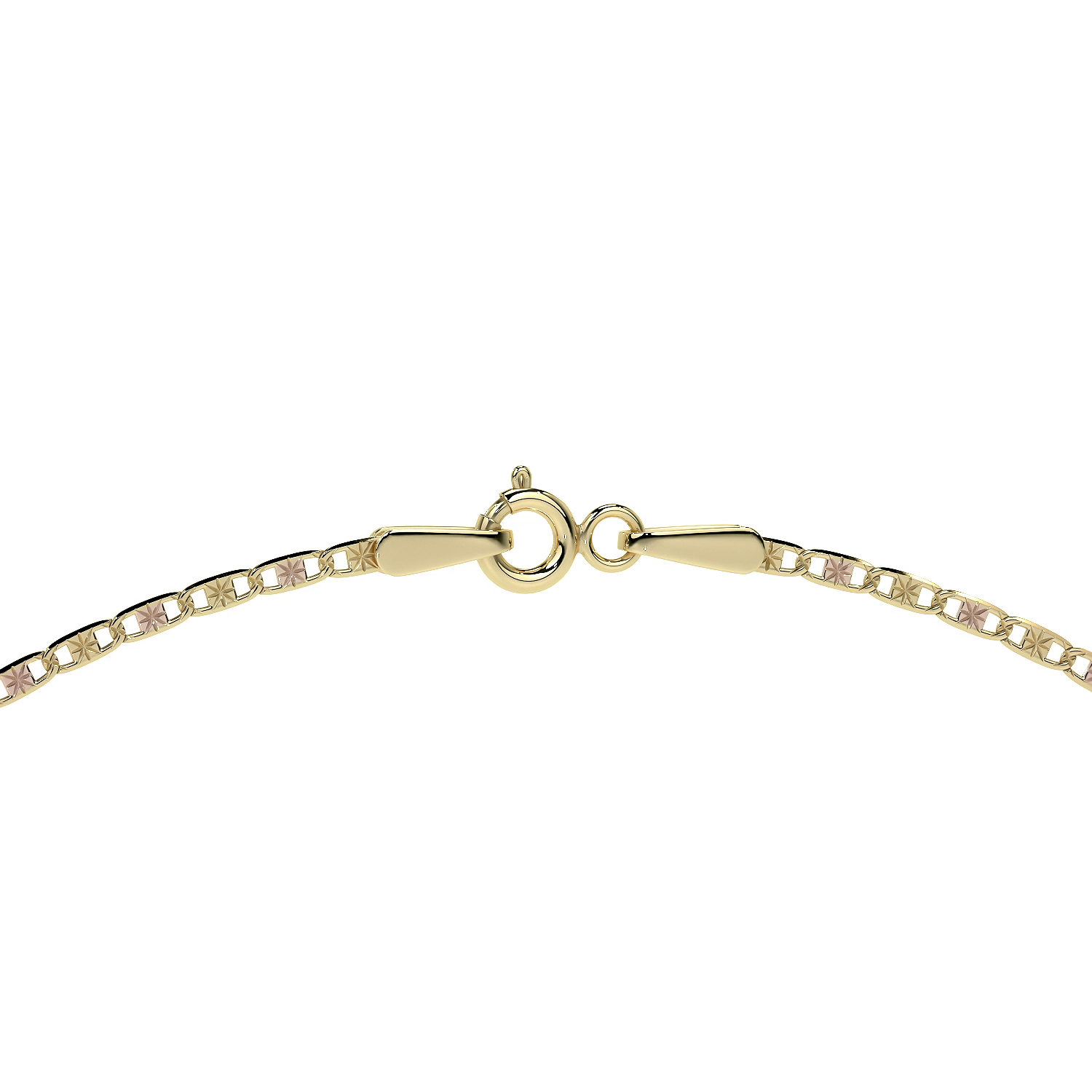10K Gold Valentino Chain 55cm | Italian Gold Necklace 2.3mm with Spring Ring Clasp | Fine Jewelry