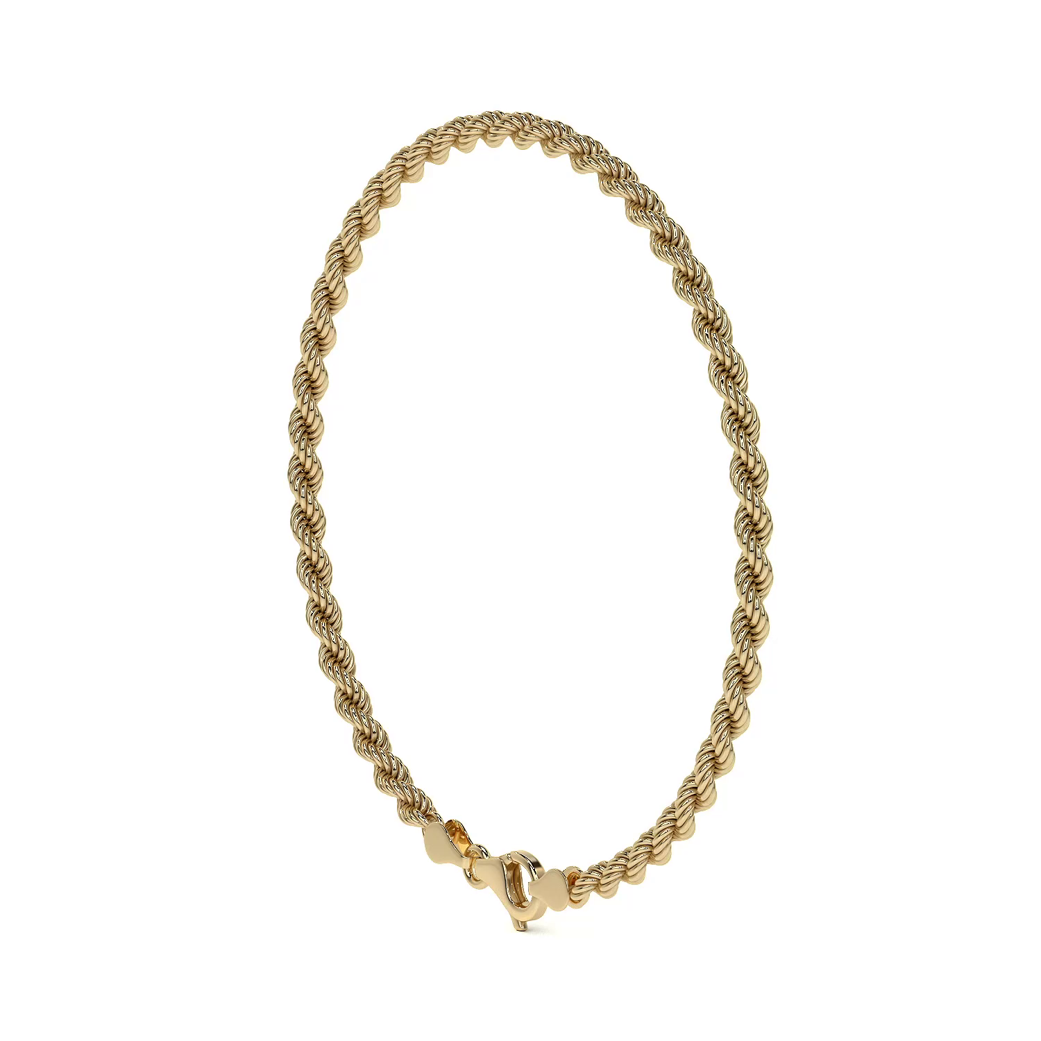 14K Gold Italian Torsal Style Bracelet | Elegant and Sophisticated Bracelet