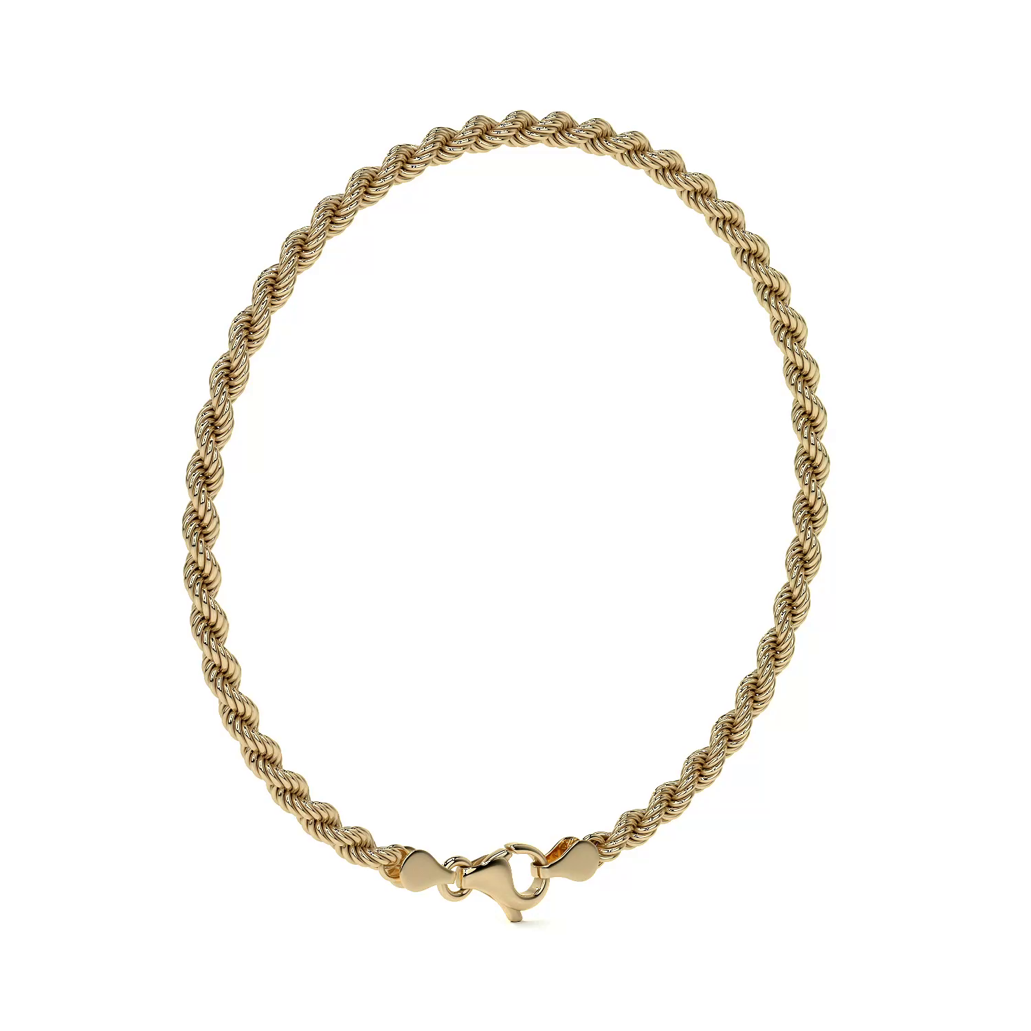 14K Gold Italian Torsal Style Bracelet | Elegant and Sophisticated Bracelet
