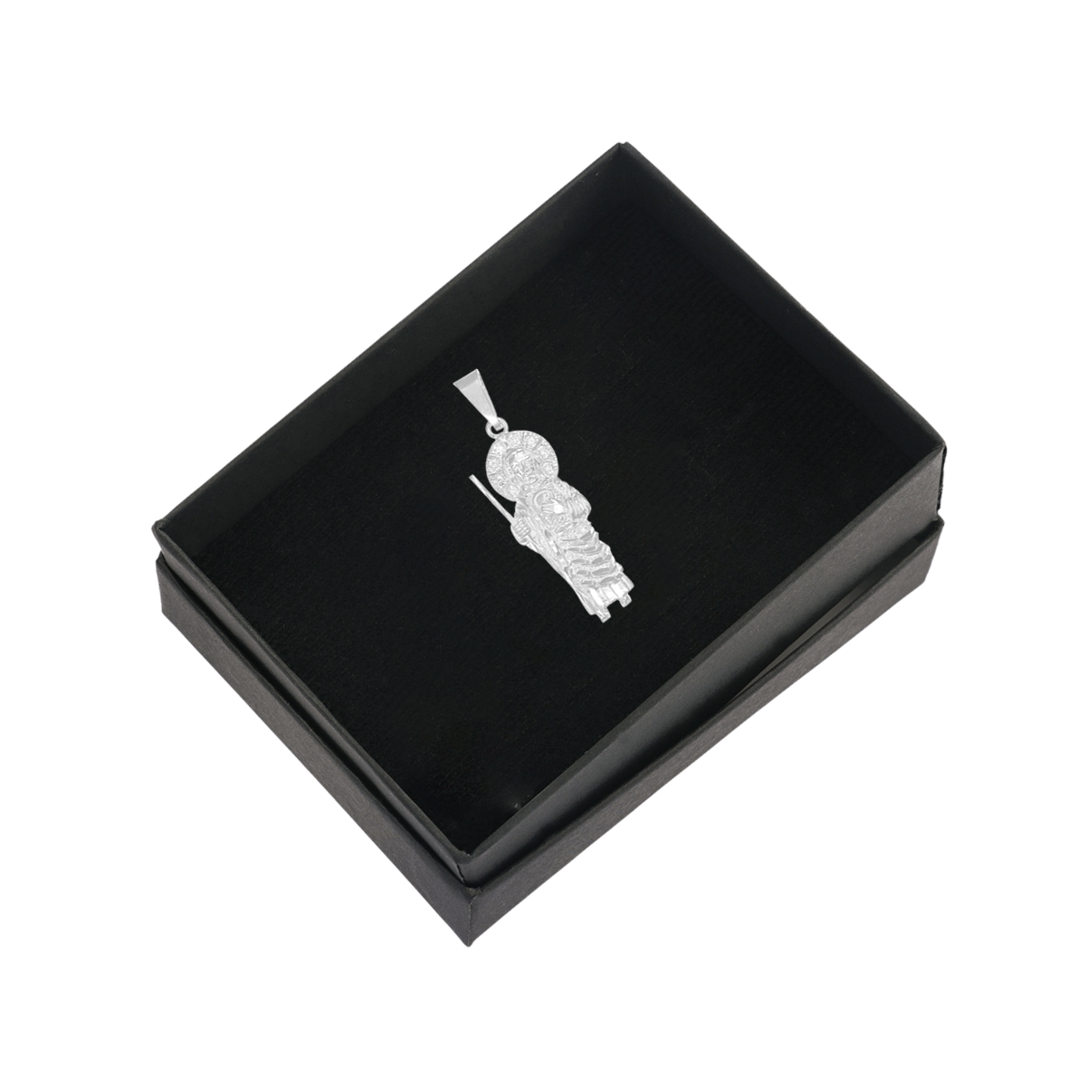 925 Silver Necklace with 4.9 cm St. Jude Charm