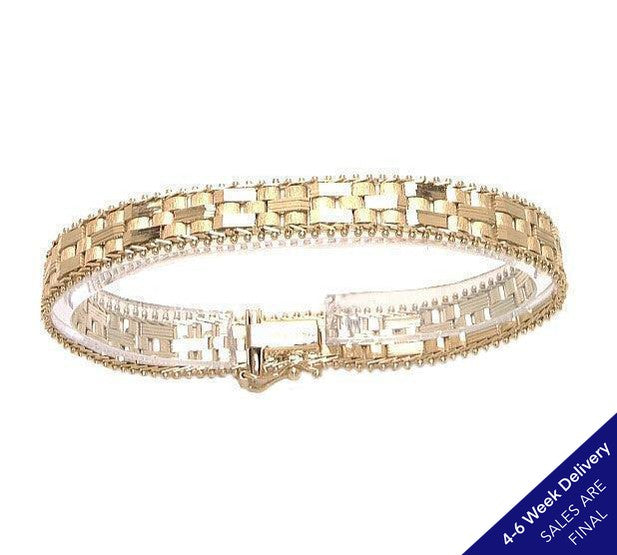 Imperial Gold Cobblestone 6 1/2" Bracelet, 14K | CUSTOM MADE TO ORDER