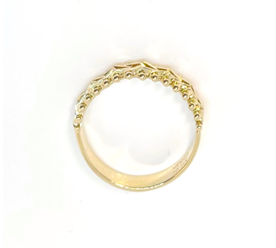 Imperial Gold One Row Wheat Ring, 14K | CUSTOM MADE TO ORDER