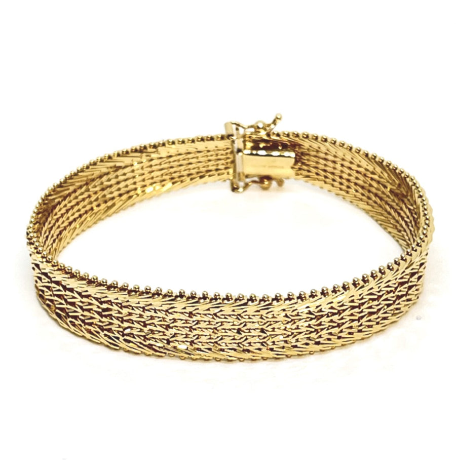 Imperial Gold Mirra-Wheat Wheat Bracelet, 14K | CUSTOM MADE TO ORDER